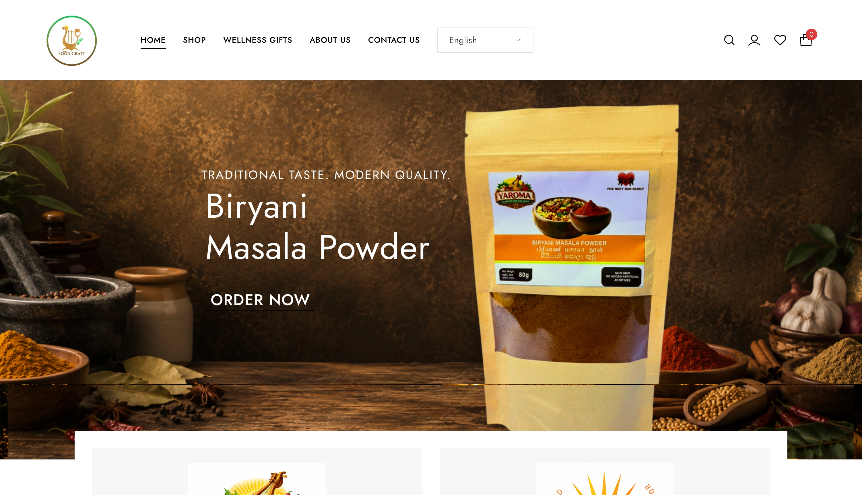Yarl Food Craft — Premium E-Commerce Website project preview